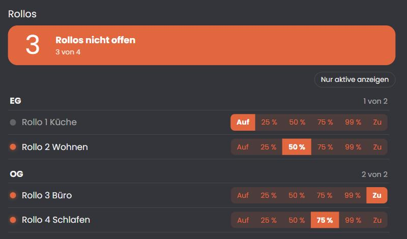 Rollos mit Stufenleiste von Auf bis Zu je Rollladen